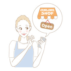 ネットショップを活用する主婦