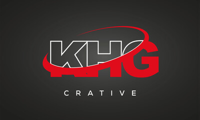 KHG letters creative technology logo design