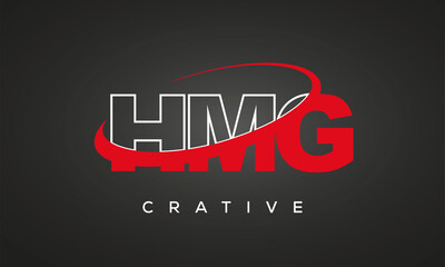 HMG letters creative technology logo design	