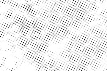 Vector Abstract overlay. Grunge halftone black dost texture background. 