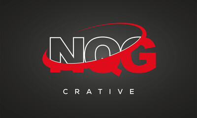 NQG letters creative technology logo design