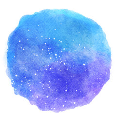 背景素材_水彩テクスチャ_青