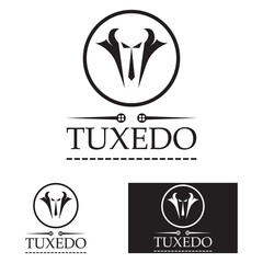 Tuxedo logo icon vector design template illustration