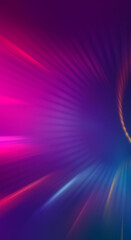 Dark abstract futuristic background with ultraviolet neon glow.  Laser neon lines, waves, particle explosion - 482373990