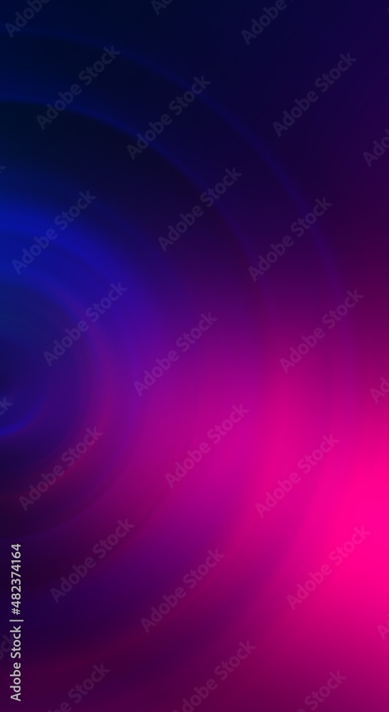 Poster dark abstract futuristic background with ultraviolet neon glow. laser neon lines, waves, particle ex