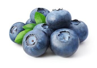 Blueberry isolated on white background