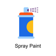 Spray Paint vector Flat Icon Design illustration. Home Improvements Symbol on White background EPS 10 File