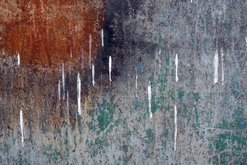 Grungy rusty metal surface as background.