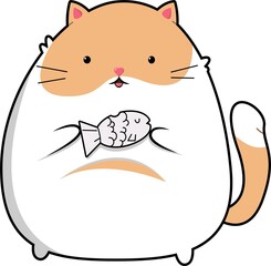 Cute Fat Cat