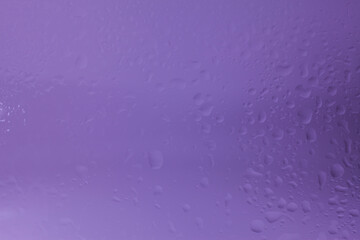 water drops on purple background