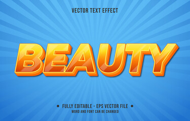 Editable text effect spring season modern style beauty word shiny background