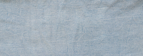 texture of blue jeans denim fabric background	
