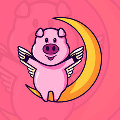 Angel Pig Character