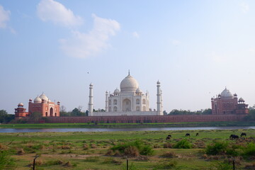 Fototapeta na wymiar Taj Mahal Back View