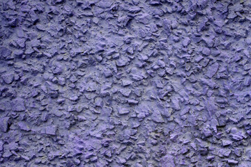 Blue and purple wall stucco texture background. Decorative wall paint