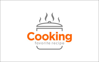 Illustration vector graphic of cooking for menu restaurant logo design template