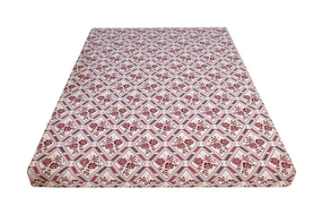 patterned fabric on rubber floor cushion
