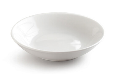 empty white bowl