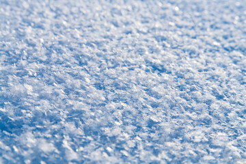 beautiful snowflakes in winter. natural winter background, snowflake texture