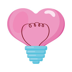 love heart bulb