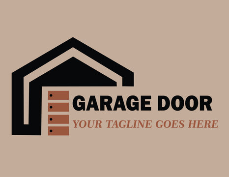 garage building logo design vector inspiration