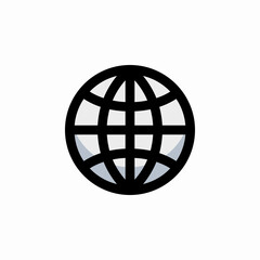 telecommunication globe internet  wireless icon