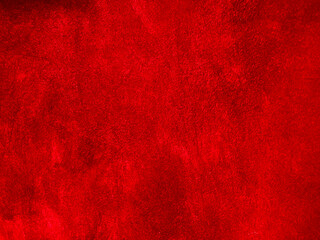 Dark red old velvet fabric texture used as background. Empty red fabric background of soft and smooth textile material. There is space for text..