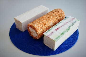 a mediterranean food healthy composed design