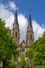 Fototapeta na wymiar Stiftskirche in Bonn, Germany
