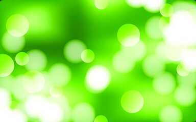 Obraz premium Nature green bokeh soft light abstract background, Vector eps 10 illustration bokeh particles, Background decoration