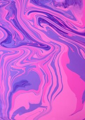 Fototapeta premium Abstract background of lilac-pink marble. Acrylic texture with marble pattern. Mixing colors creates an interesting structure. It is well suited for laptop background and wallpaper, fabric
