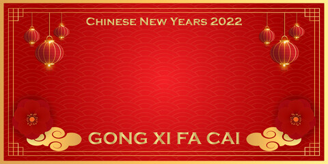 Fototapeta na wymiar Chinese new year blank background