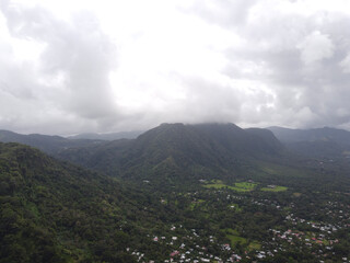 Obraz premium Cloud over valley El Valle de Anton