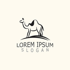 Vector Camel icons and logo design elements labels template vintage