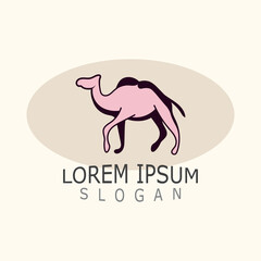 Vector Camel icons and logo design elements labels template vintage