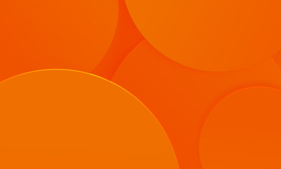 Circles orange texture background. Simple modern design use for summer holiday concept.