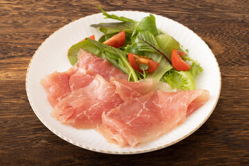 ラックスハム(スライス)　生ハム切り落とし