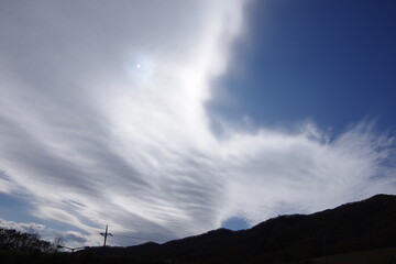 sky, 구름, 구름, 네이처, 태풍, 경관, 마운튼, 날씨, 다크, 태양, 레인, blue,...
