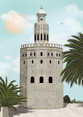 Fototapeta premium Torre sevilla