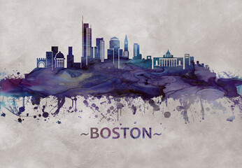 Boston Massachusetts skyline