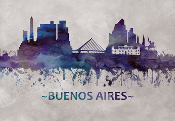 Buenos Aires Argentina skyline