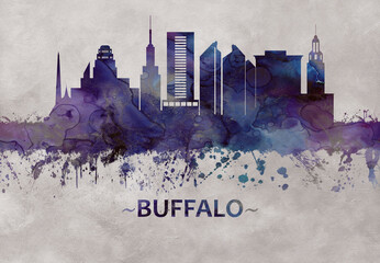 Buffalo New York skyline