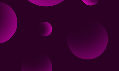 Purple circles gradient on violet dark abstract background. Modern graphic design element.