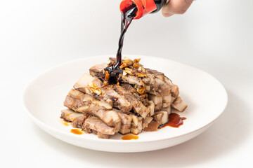 Braised pork head and pork, a special dish of Northeast China