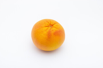 grapefruit on a white background. Grapefruit close up