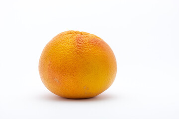 grapefruit on a white background. Grapefruit close up