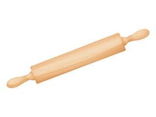Rolling pin. Tool for baking, pizza, cookies, bread.