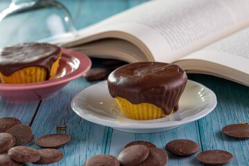 Bolo de Cenoura com chocolate