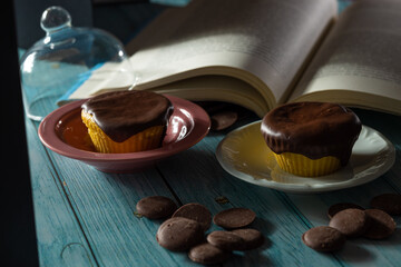 Bolo de Cenoura com chocolate