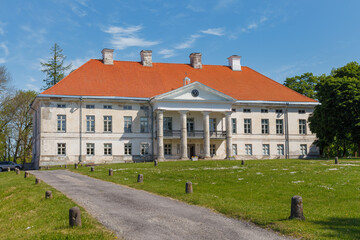 Fototapeta na wymiar Manor in the west of Estonia. 18 century. Lihula.